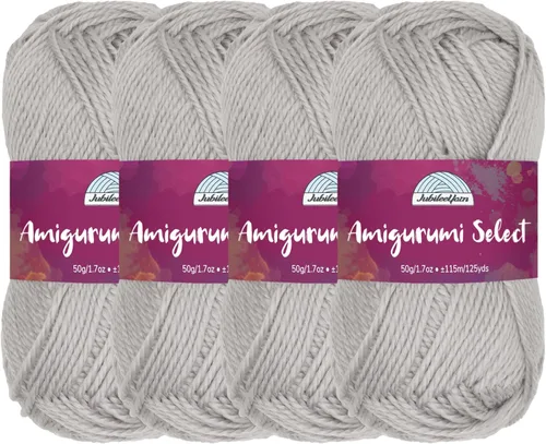 Vista 22 de JubileeYarn Amigurumi Select - Hilo acrílico DK - Begonia - 4 madejas