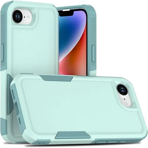 Vista 36 de Funda protectora para iPhone 8 Plus, iPhone 7 Plus de 5.5 pulgadas, a prueba de golpes, resistente y duradera, color verde