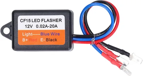 Vista 6 de Relé estroboscópico LED, controlador estroboscópico de flash, buena capacidad de conducción de corriente 12V, potente impermeable, bajo voltaje