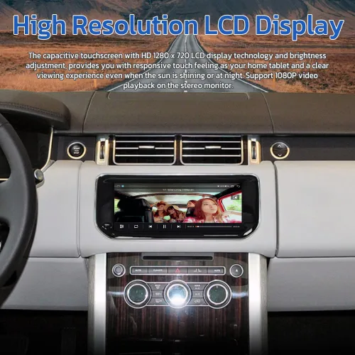 Vista 6 de Radio de coche Android para 2013 2014 2015 2016 2017 Range Rover L494 L405 Pantalla táctil completa Unidad principal de repuesto GPS Navegación