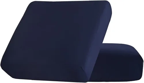Vista 8 de AURLOE Fundas impermeables para sofá de 2 piezas, funda elástica para sofá, protector de muebles con elástico, adecuado para loveseat, sofá de 2