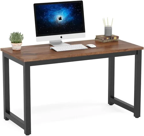 Vista 22 de Mesa para computadora Tribesigns moderna estilo sencillo para PC, portátil, estudio, moderna estación de trabajo para el oficina en casa