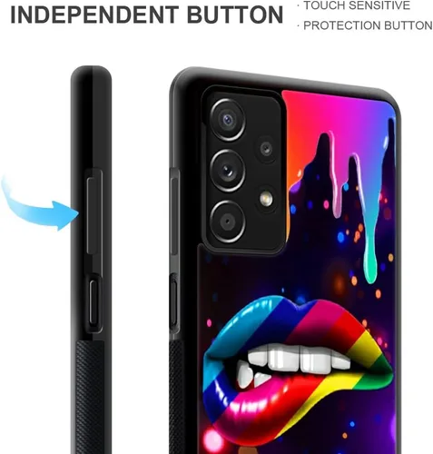 Vista 28 de DAIZAG Funda compatible con Samsung Galaxy A23, protección completa, a prueba de golpes, antiarañazos, funda de poliuretano termoplástico para Arte