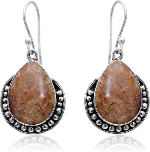 Vista 38 de Veracity Jewelry - Aretes de plata de ley con piedras preciosas para mujeres y niñas, regalo para su cumpleaños, aniversario, esposa, mamá, novia