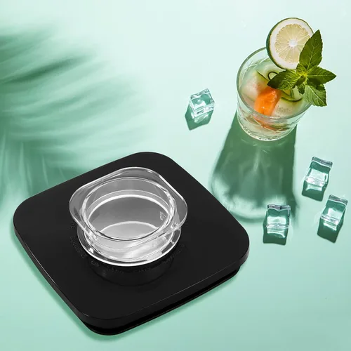 Vista 5 de Tapa cuadrada de licuadora y tapa central adecuada para Os-ter Os-terizer Blender Jar Fit para 4903 Os-ter Blender Square Jar Lid Replacements