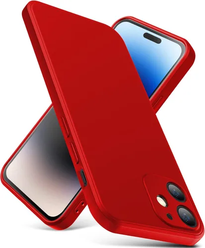 Vista 12 de Funda para iPhone 12 Mini, funda delgada de silicona líquida, a prueba de golpes, funda delgada para iPhone 12 Mini, funda protectora de cámara