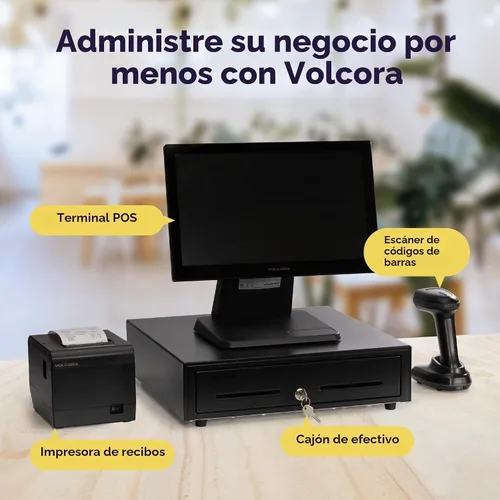 Vista 6 de Impresora de Recibos Térmica Volcora, Impresora POS de 80 mm con Cortador Automático, Interfaz USB/WiFi para Windows/MAC/Linux, Soporte de Comandos