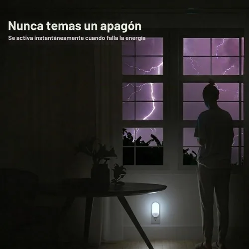 Vista 5 de Camelion 4-in-1 Power Failure Night Light,Flashlight,Motion Sensing, 3-Pack