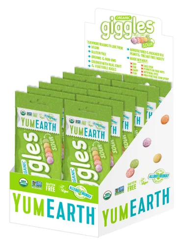 Vista 9 de YumEarth - Organic Giggles, caramelo ácido masticable