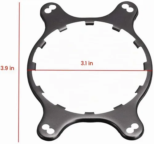 Vista 5 de AM4 AMD Soporte de montaje Cool Water Series Kit para Hydro H50, H55, H75, H80i v2 (H80i GT), H90, H100i v2 (H100i GTX), H105, H110i GTX, H115i
