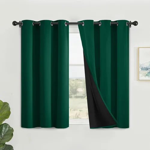 Vista 16 de SimpleHome - Cortinas opacas 100% para recámara, cortinas de ventana con ojales beige, con aislamiento térmico, cortinas de oscurecimiento