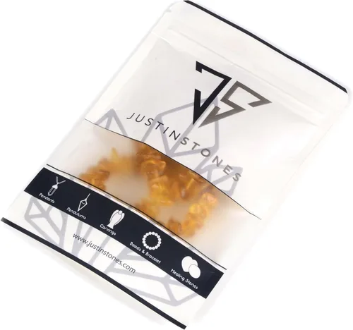Vista 4 de Chips Amber Natural Gemstone Freedom Chips Cuentas sueltas de 0.433-0.472 in para hacer joyas, manualidades, 16 pulgadas