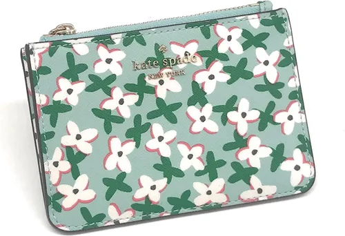 Vista 2 de Kate Spade New York Laurel Way Bitsy Tarjetero (Aphrodite Green Floral Multi), Verde, Cartera con tarjetero