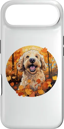 Vista 27 de Goldendoodle Autumn Funny Dog Fall Case for iPhone 17