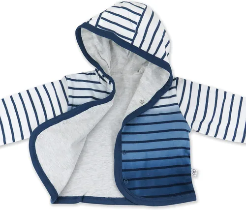 Vista 2 de HonestBaby Baby Infant Organic Cotton Hooded Zip Sweatshirt (Legacy)