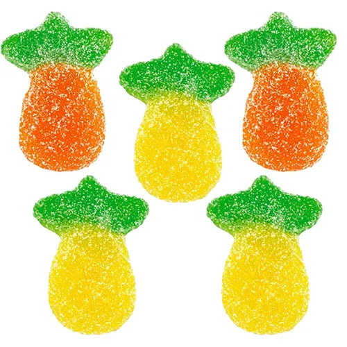 Vista 5 de Fruidles Gomitas de piña ácida, gomitas deliciosas con sabores de frutas (2.2 libras)