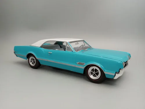 Vista 9 de AMT 1966 Olds 442 Hardtop 1:25 Kit de modelo a escala 1:25
