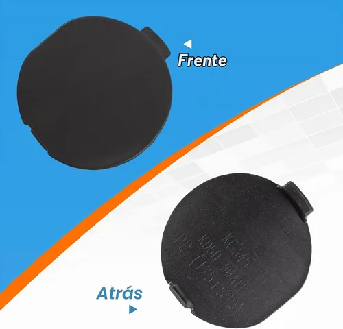 Vista 4 de Cubierta de gancho de remolque delantero Tapa de ojo de remolque Compatible con Mazda CX-5 2017 2018 2019 2020 2021 KB8A50A11 KB8A50A11BBB