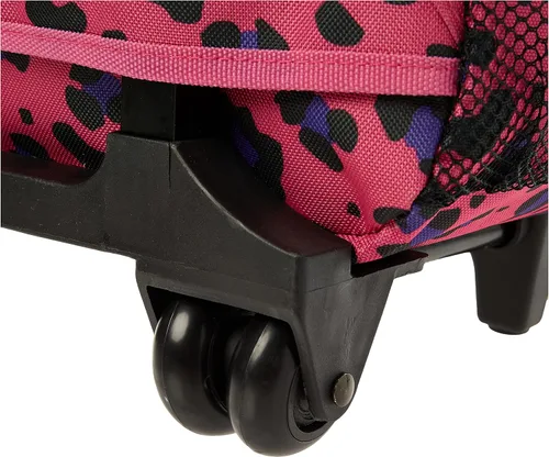 Vista 4 de Rockland, bolsa de viaje de 17 pulgadas, con ruedas., magenta (Magenta Leopard)), R01