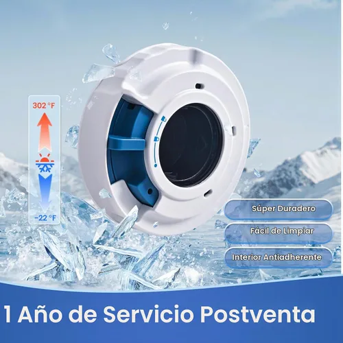 Vista 2 de Dispense Lid and Swirl Press Assembly Compatible with Ninja Swirl Soft Serve Maker,Swirl Dispense Lid Replacement for NC700 NC701 Series