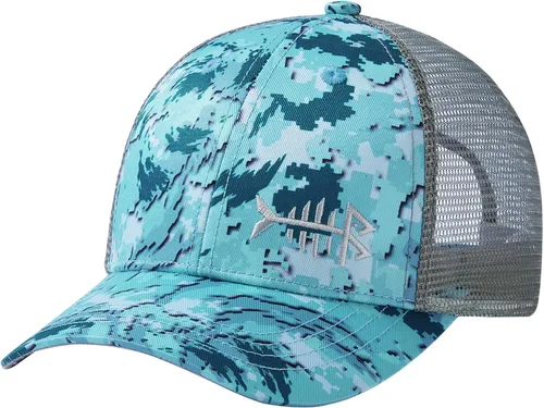 Vista 23 de BASSDASH Altimate Gorro de Pesca con Espalda de Malla para Hombres y Mujeres Gorra de Béisbol Camionero Ajustable