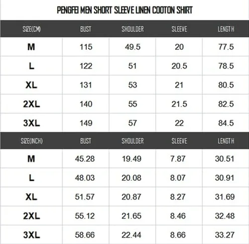 Vista 6 de Pengfei Mens Short Sleeve Shirts Linen Cotton Button Down Tees Spread Collar Plain Shirts A-Grey Large