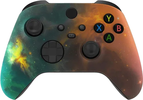 Vista 17 de Custom Controller for Xbox Series X/S - One - PC - Custom Gaming Controller -Soft Shell for Comfort Grip X (Galaxy)