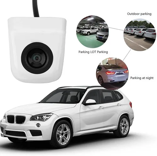 Vista 2 de Cámara de visión trasera CCD para automóvil, cámara de respaldo de vehículo de 12 V, cámara de respaldo impermeable para automóvil, cámara