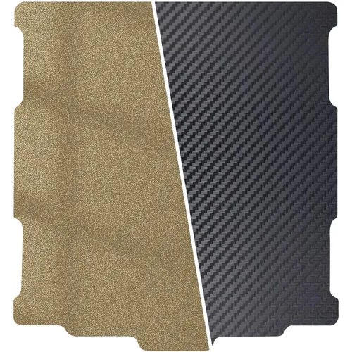 Vista 29 de Placa de construcción mejorada de 120x120mm, cama de impresión PET+PEI lisa/texturizada, placa de construcción de acero con resorte de doble cara