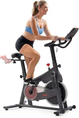 Vista 6 de Sunny Health & Fitness Smart Magnetic Indoor Cycling Bike, Stationary Exercise Cardio Equipment, Free SunnyFit Training App