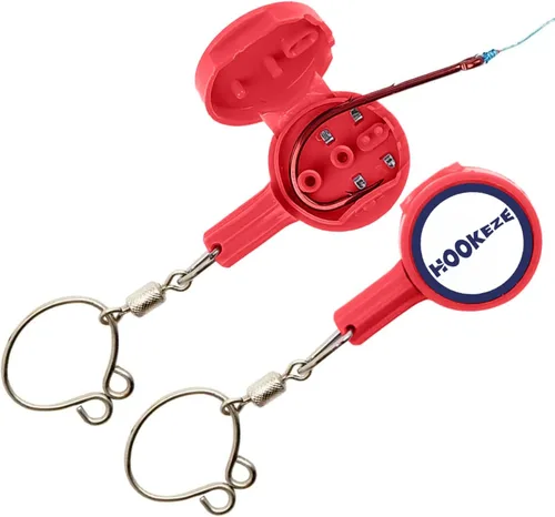 Vista 10 de Herramienta de atado de nudos de gancho HOOK-EZE Protección contra ganchos de peces Ata nudos de pesca fácilmente Gadgets geniales