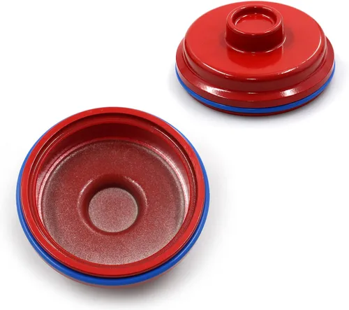 Vista 5 de Conjunto de Pistón de Servo de Alto Rendimiento con Cubierta y Anillo de Retención Compatible con Corvette 700R4 4L65E 4L70E 4L60E 1982-2014 Rojo
