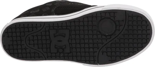 Vista 4 de DC Zapato de patinaje casual puro para hombre NegroNegro