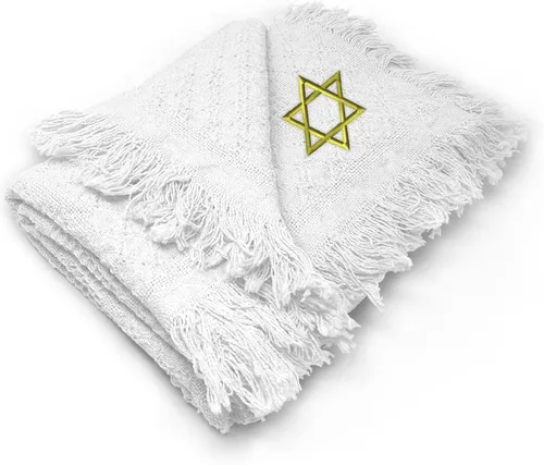 Vista 7 de Fastasticdeals Ropa de cama de bebé, mantas para niños y niñas Star of David Jewish B Cotton Solo diseño azul