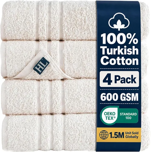 Vista 60 de Hawmam Linen - Juego de toallas de algodón turco original prémium, calidad de hotel para máxima suavidad y absorción, para cara, manos, cocina