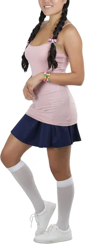 Vista 5 de ToBeInStyle Camisola larga de algodón para niña con sujetador de entrenamiento integrado