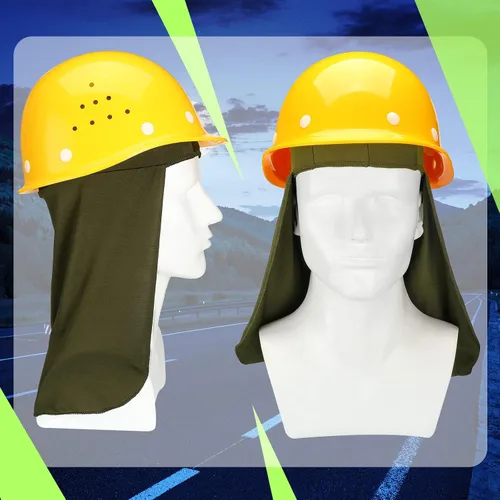 Vista 4 de Sintege 6 piezas de sombrero duro para protección solar con calavera, protector de cuello de secado rápido para mujeres y hombres
