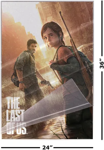 Vista 2 de The Last Of Us - Part I & II - Juego de pósteres para juegos (estilos regulares/portadas de juego) (tamaño 24 x 36 cada uno)