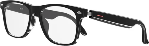 Vista 11 de Xmenha Gafas de sol inteligentes Bluetooth para hombres con altavoces, Bluetooth lentes inteligentes con dientes azules, audio con luz azul, gafas
