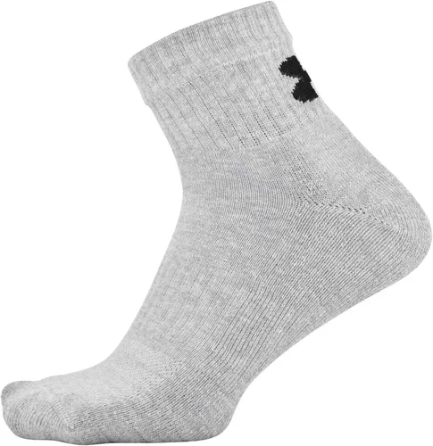 Vista 4 de Under Armour unisex-adult womens mens Training Cotton Quarter Socks, Multipairs