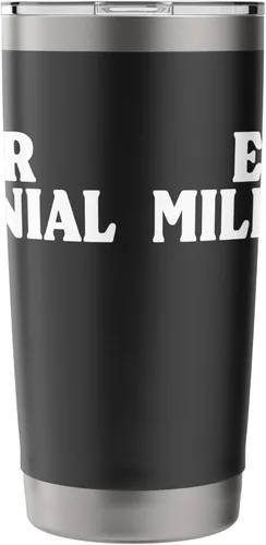 Vista 4 de Elder Millennial Funny Retro 90s Nostalgia Stainless Steel Insulated Tumbler