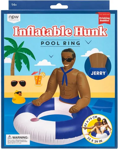 Vista 4 de Drinking Buddies Pool Hunk Ring - Salvavidas
