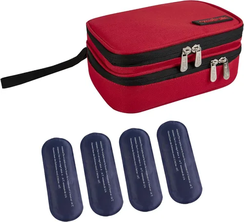 Vista 19 de apollo walker Funda de viaje para enfriar insulina, enfriador de medicamentos diabéticos aprobado por la TSA con bolsas de hielo y forro aislante