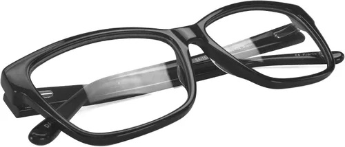 Vista 7 de DALIX Marcos de gafas para mujer Gafas negras Rxable 54-17-142, Negro