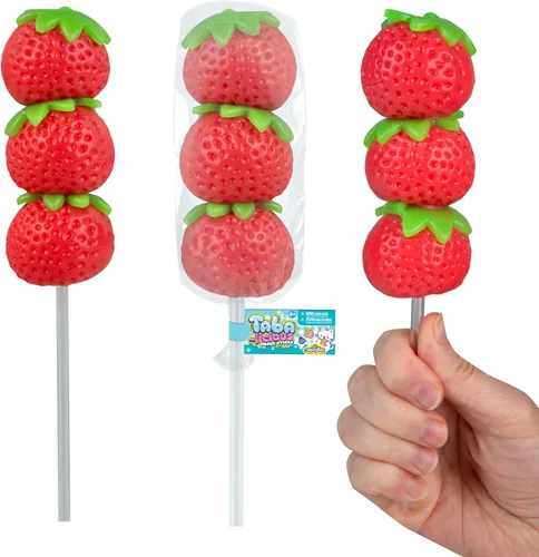 Vista 7 de ORB Tabalicious Snack Stick TABA Strawberry Squishies - Juguetes TABA