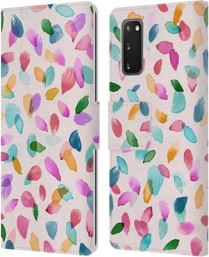 Vista 296 de Head Case Designs Officially Licensed Ninola Ditsy Flowers Yellow Nature Bold Leather Wallet Case Compatible with Samsung Galaxy A07 4G