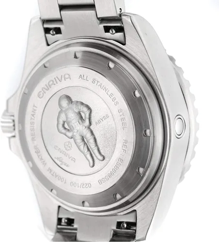 Vista 6 de ENRIVA - Reloj automático de buceo profesional para hombre, para buceo, con bisel de cerámica, con viento automático, para hombre