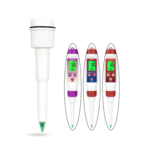 Vista 7 de Medidor de pH para agua, 4 en 1 EC PPM Temp pH probador
