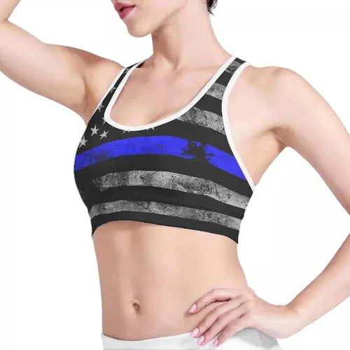 Vista 4 de AFPANQZ Conjunto de 2 piezas para mujer, camiseta sin mangas, brasier y leggings largos, ropa deportiva, gimnasio, fitness
