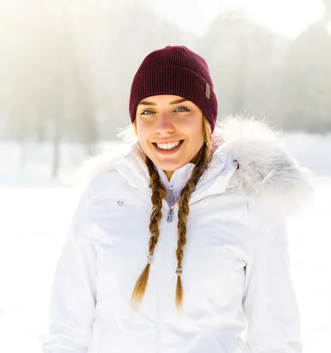 Vista 4 de Wmcaps Gorro de invierno para hombres y mujeres, gorro de punto suave y cálido con forro polar